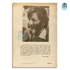 Bedri Rahmi Nakışlı Bir Deneme (Cengiz Bektaş İmzalı)