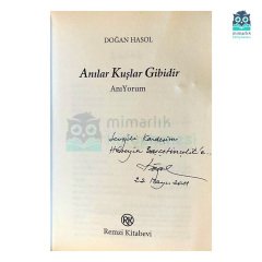 Anılar Kuşlar Gibidir (Doğan Hasol İmzalı)