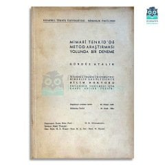 Mimarî Tenkid'de Metod Araştırması Yolunda Bir Deneme (Yazar İmzalı)