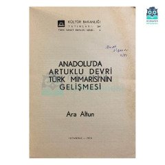 Anadolu'da Artuklu Devri Türk Mimarisinin Gelişmesi