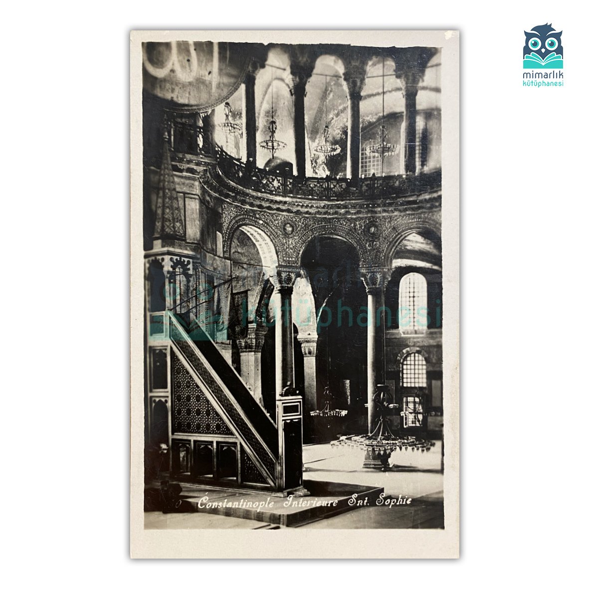 Ayasofya İç Görünümü ve Minberi