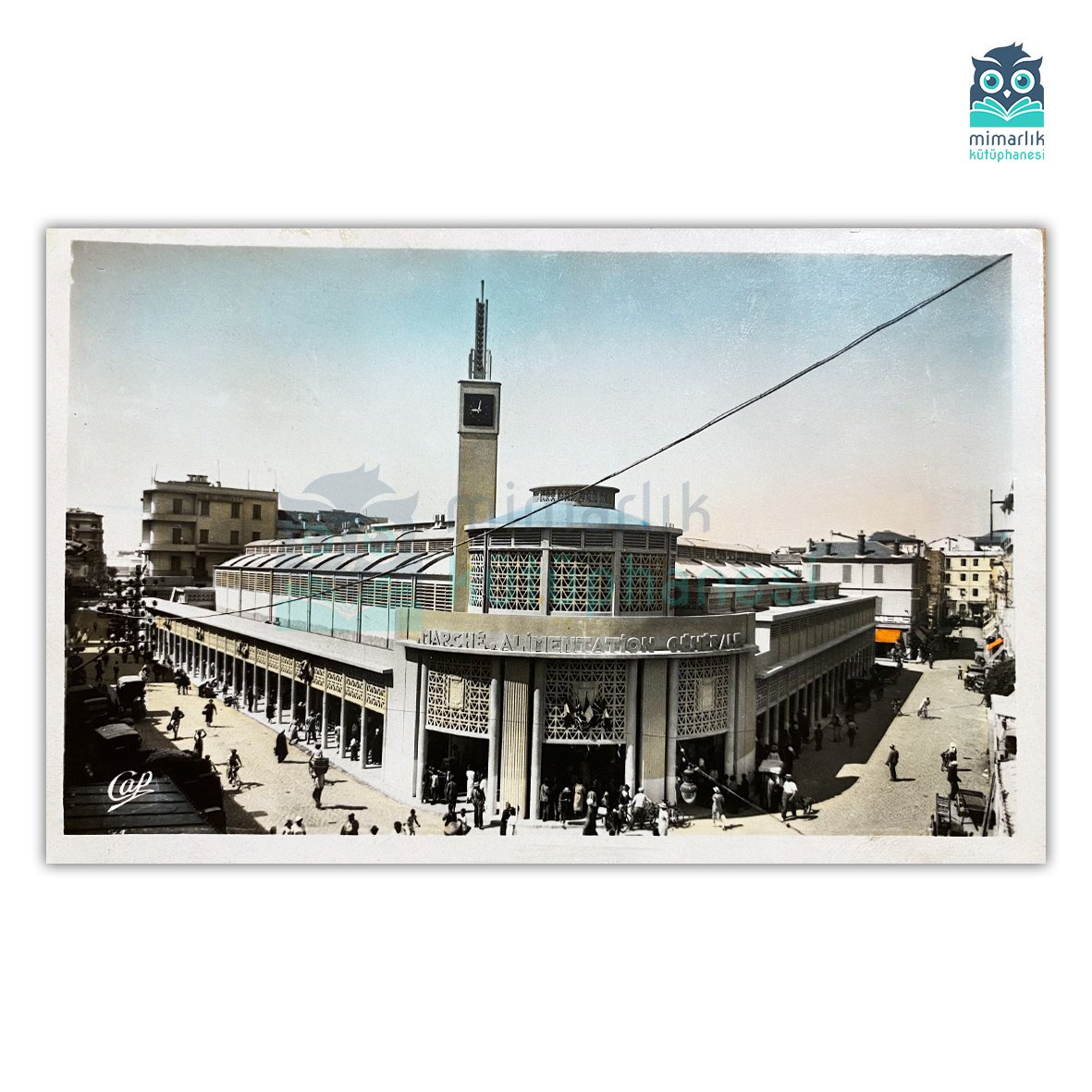 Bone Şehrinde Gıda Pazarı (Arkası Yazılı)