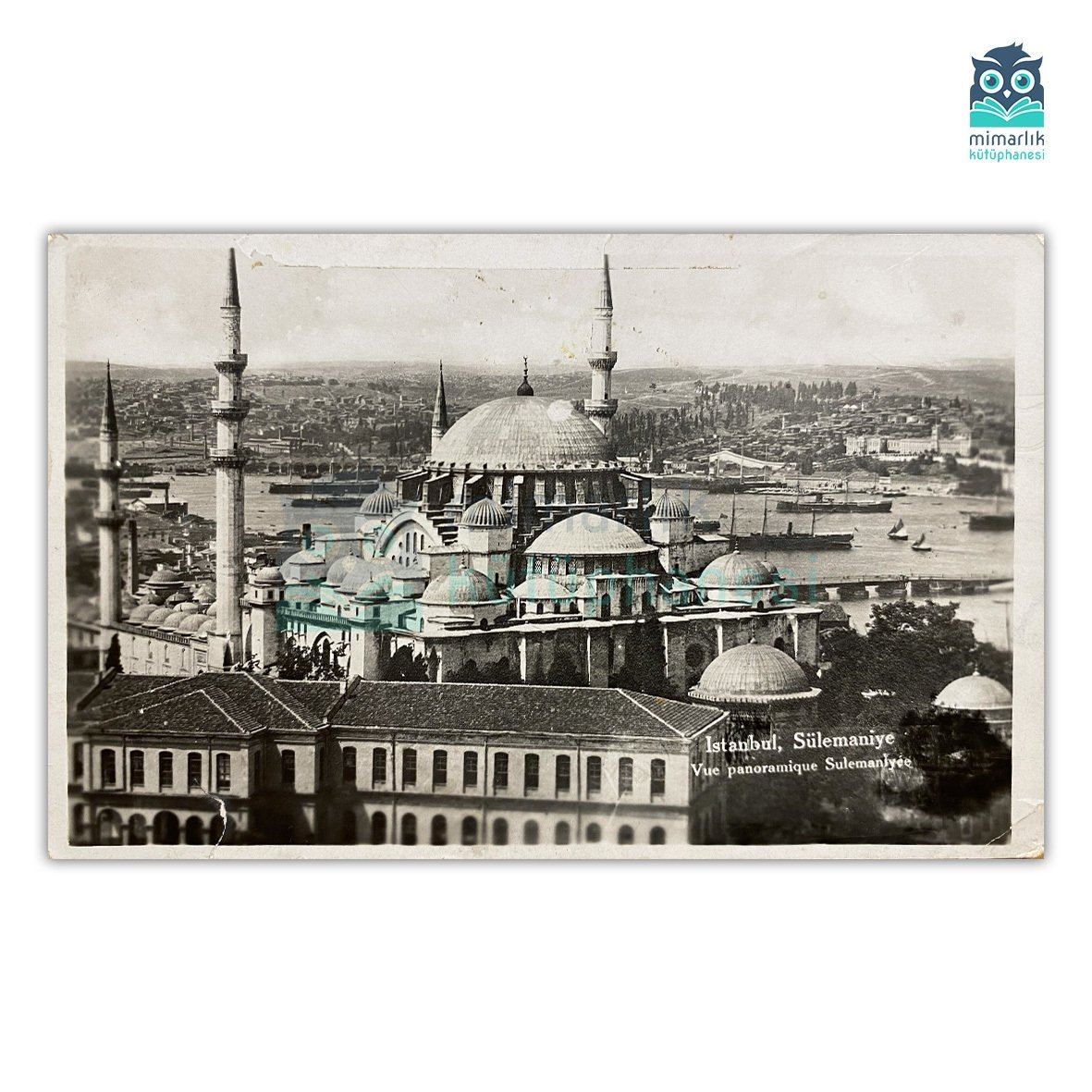 Süleymaniye Panoraması (Arkası Yazılı)