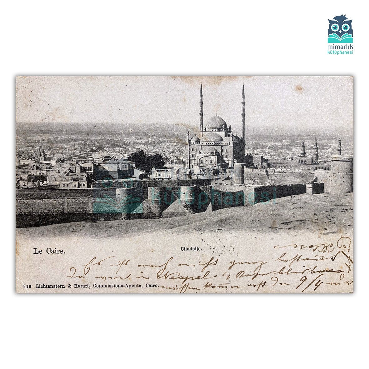 Kahire Kalesi ve Camisi (Arkası Yazılı)
