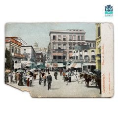 Karaköy ve Galata Kulesi (Arkası Yazılı)