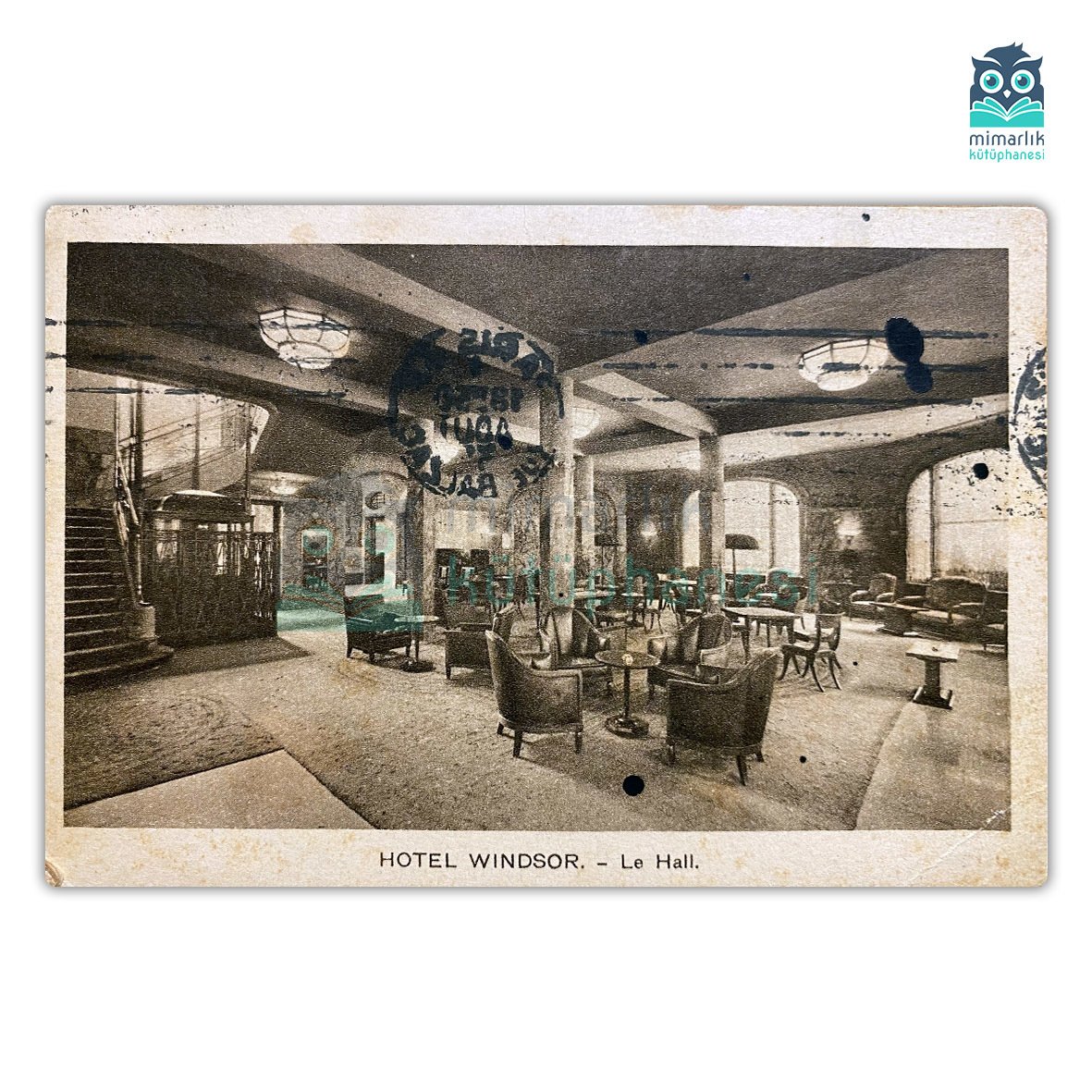 Paris Hotel Windsor Salonu (Arkası Yazılı)