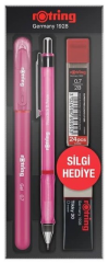 Rotring Versatil Visuclick + Jel 0.7 Okul Seti Pembe
