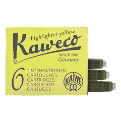 Kaweco Kartuş 6'lı Neon Sarı