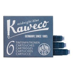 Kaweco Kartuş 6'lı Mavi/Siyah