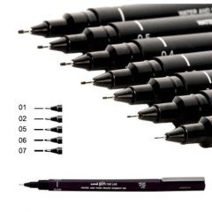Uni Drawing Pen Pin-200/5P 5'li